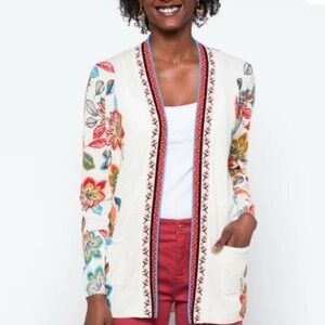 Daniel Rainn Floral Print Cardigan/ Duster/ Kimono Duster Size XXL New
